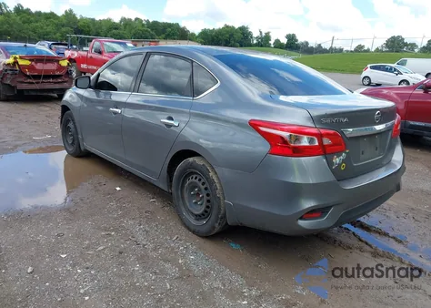 2017 Nissan Sentra S из США, поврежденный, VIN 3N1AB7AP0HY374194